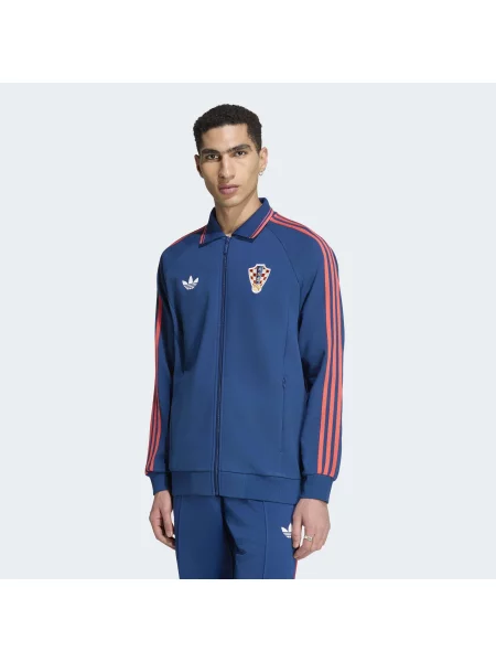 ADIDAS PERFORMANCE Sportski gornji dio trenirke Croatia Away Anthem plava / crvena bijela