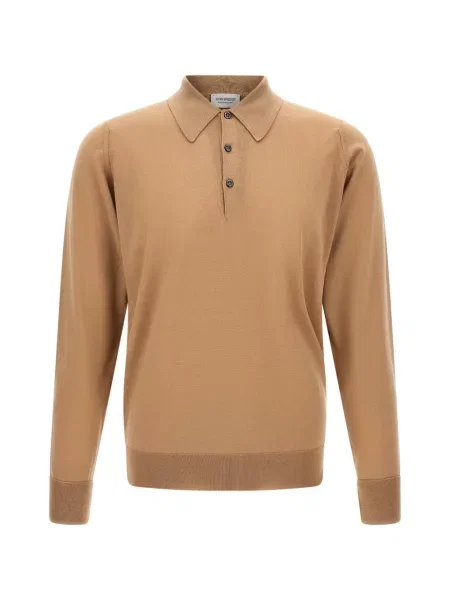 Tricou polo John Smedley de lână