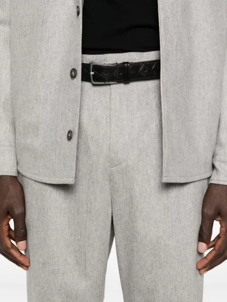 Pantaloni Eleventy plisate gri