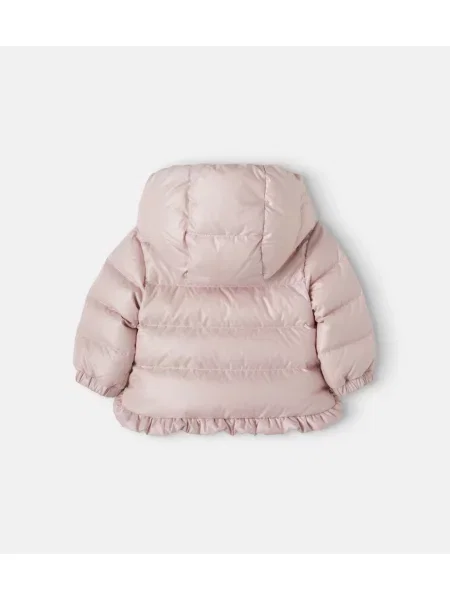 Gyerek pehelydzseki Moncler Enfant rózsaszín