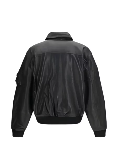 Geanta de piele Alpha Industries negru