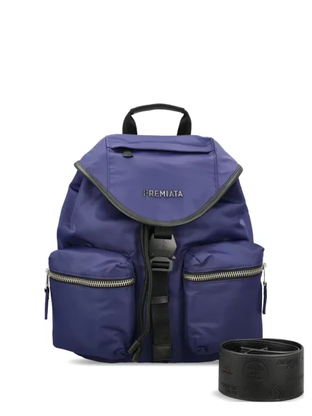 Rucsac Premiata din piele albastru