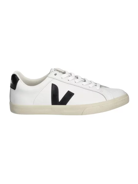 Buty męskie VEJA Esplar Logo Leather white/black białe