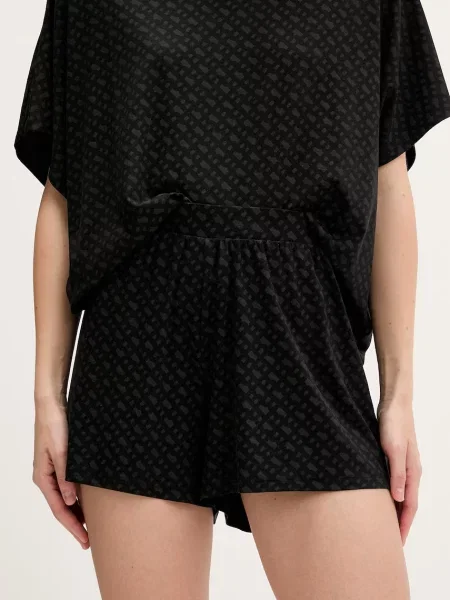 BOSS pyžamové šortky z lyocellu B Logo_Shorts černé