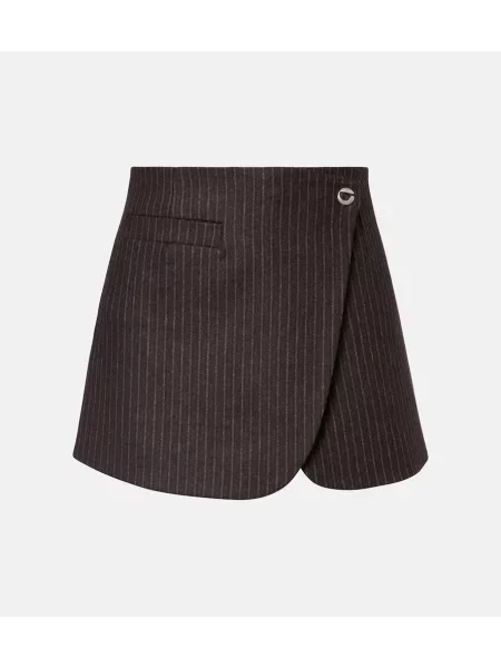 Fustă Coperni cu dungi maro