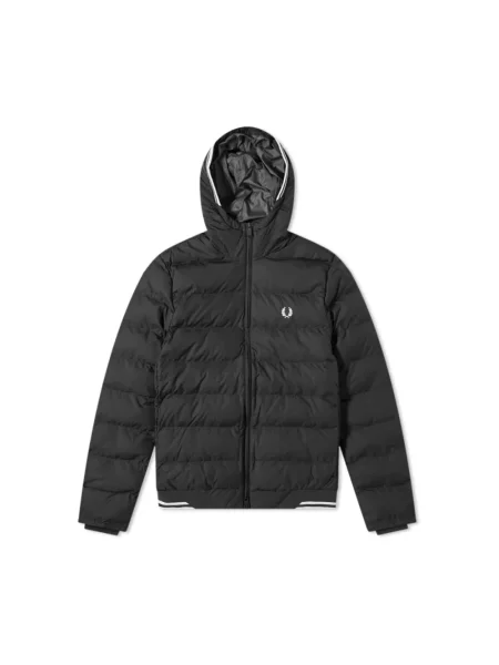 Kurtka Fred Perry z kapturem czarna