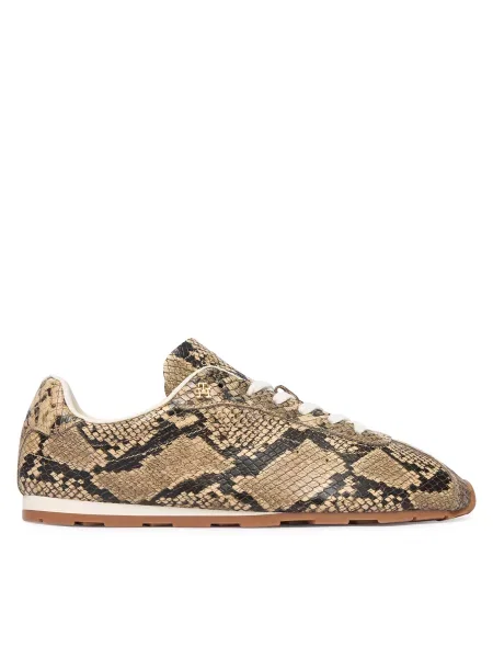 Sneakers Tommy Hilfiger Bella Sneaker Snake Maro bej