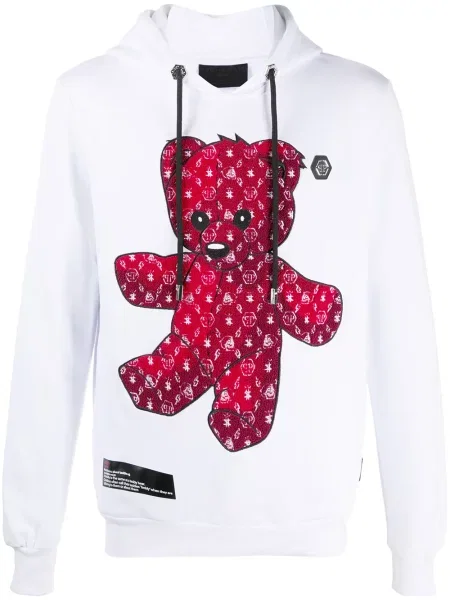 Teddy mikina Philipp Plein bílá
