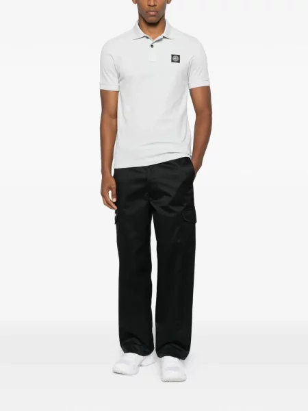 Polo Stone Island cu strasuri gri