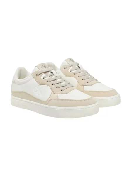 Sneakersy Calvin Klein Jeans beżowe