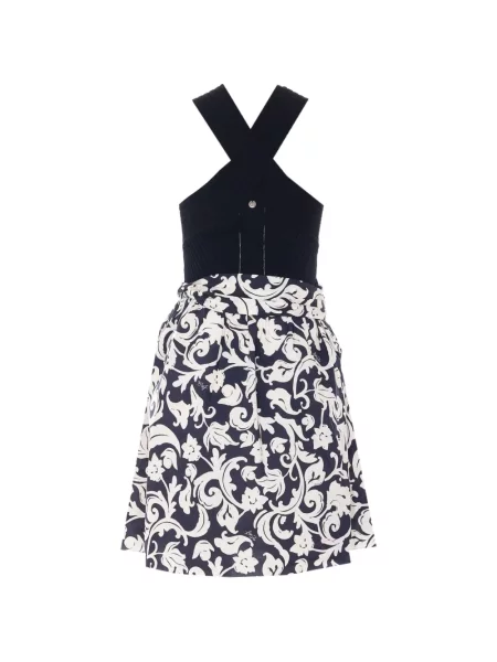 Rochie Liu Jo cu model floral cu imagine de costum negru