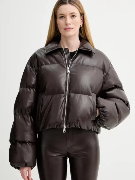 Nanushka geaca de iarna maro