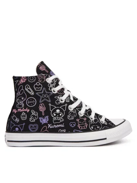Converse Кецове Chuck Taylor All Star Hi X My Melody Kuromi черен