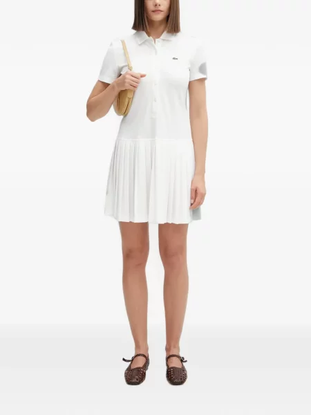 Rochie mini Lacoste alb