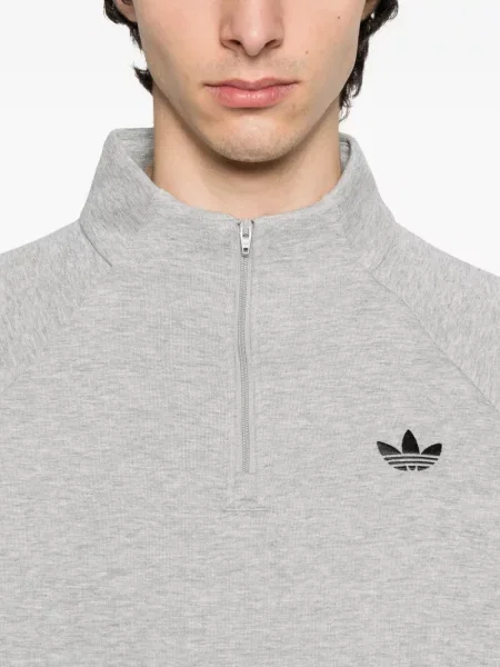 Половин цип шорти Adidas черно