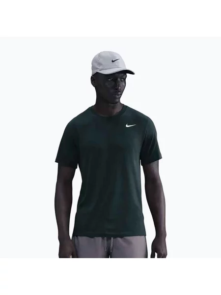 Tricou pentru bărbați Nike Dri-Fit seaweed/white alb