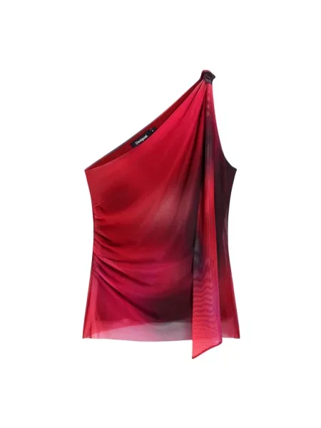 Top Desigual czerwony