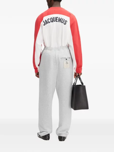 Pantaloni Jacquemus alergare gri