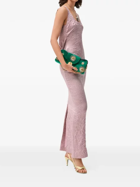 Rochie Versace din satin roz