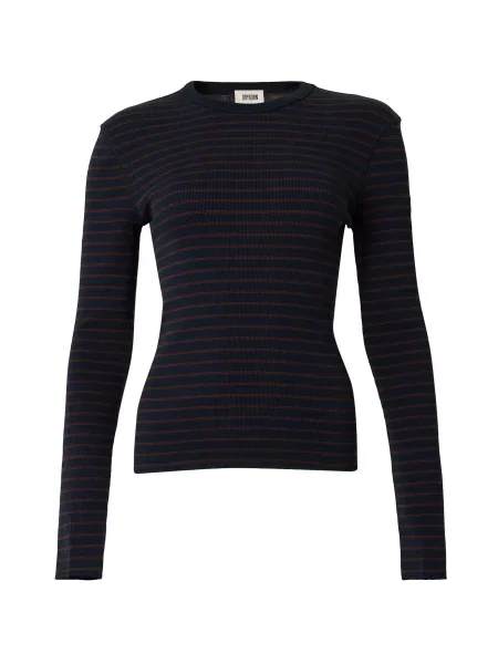 DRYKORN Tricou bleumarin / ciocolatiu