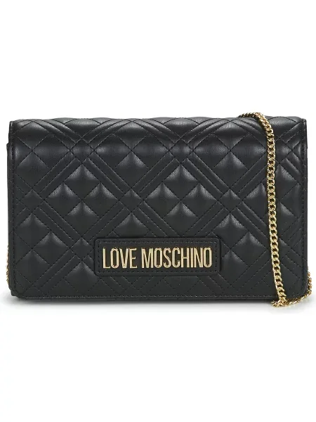 Crossbody torbica Love Moschino črna
