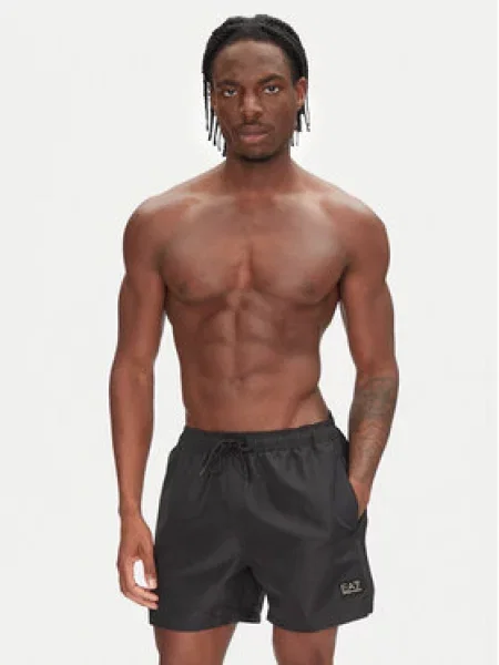Plavecké šortky Emporio Armani Gold Label Boxer black černé
