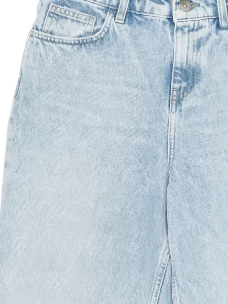 Pantaloni scurți din denim James Perse albastru