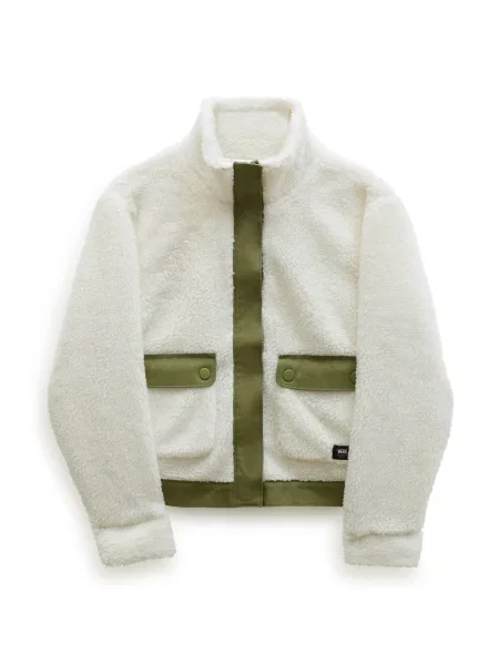 VANS Geacă de primăvară-toamnă verde alb