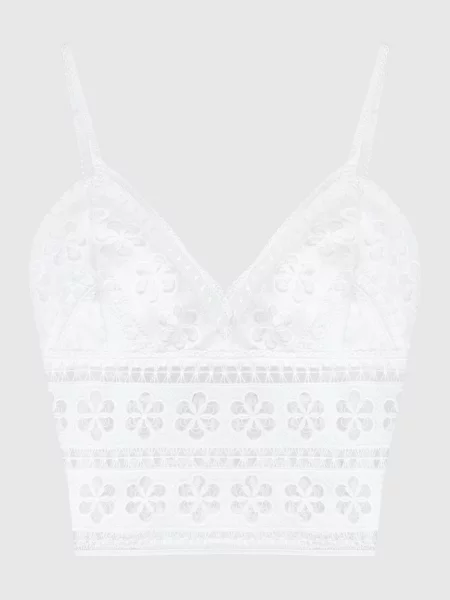 Топ Melie з мереживом Charo Ruiz білий