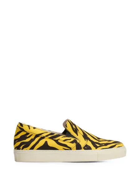 Chiloți Moschino cu imagine slip-on cu dungi de tigru galben
