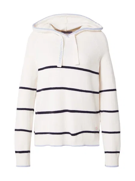 Frieda & Freddies NY Pulover negru / murdar alb