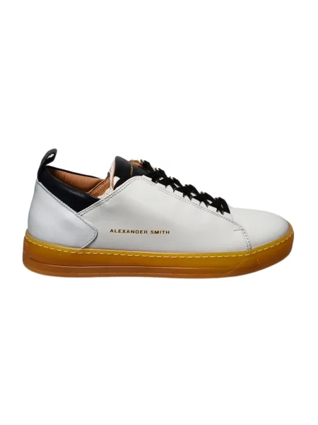 Sneakersy Alexander Smith skórzane białe