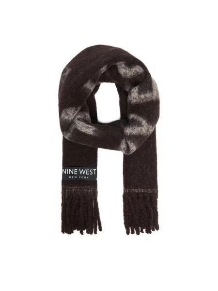 Κασκόλ Nine West καφέ