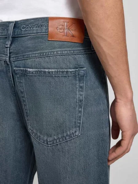 Jeansy o kroju straight fit w stylu 5 kieszeni Model Ash' Calvin Klein Jeans