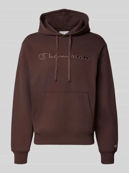 Bluza z kapturem o kroju relaxed fit z mieszanki bawełny z wyhaftowanym logo Champion