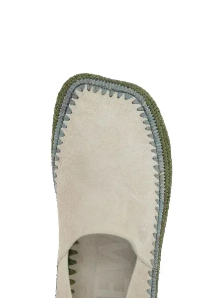Pantofi loafer Loewe din piele de căprioară gri