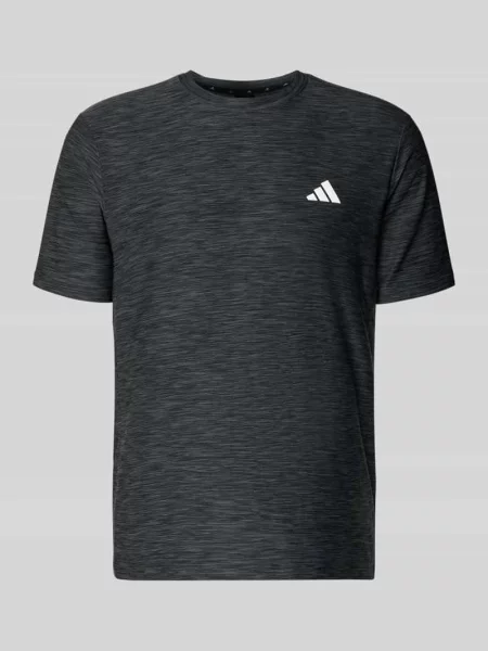 T-shirt z nadrukiem z logo Adidas Training czarna