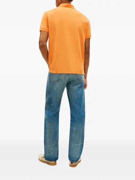 Tricou polo Tommy Hilfiger portocaliu