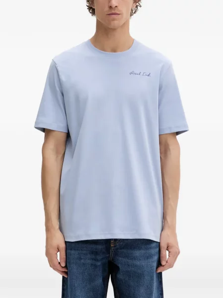 Tricou Diesel cu imagine albastru