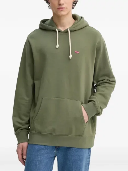 Pantaloni scurți Levi's® cu autograf cu cordon cu decolteu rotund verde