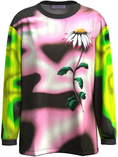 Lung tricou Margherita Maccapani roz