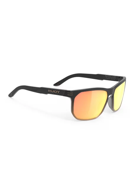 Okulary przeciwsłoneczne Rudy Project Soundrise black fade bronze matte/multilaser orange czarne