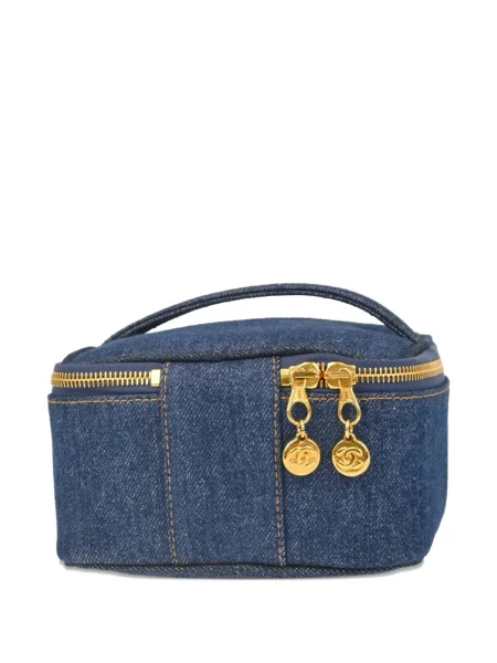 Top Chanel Pre-owned modrý