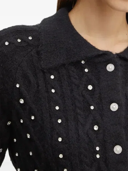 Cardigan Silvian Heach tricotate negru