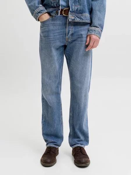 JACK & JONES Džínsy JJIChris JJOriginal denim modrá