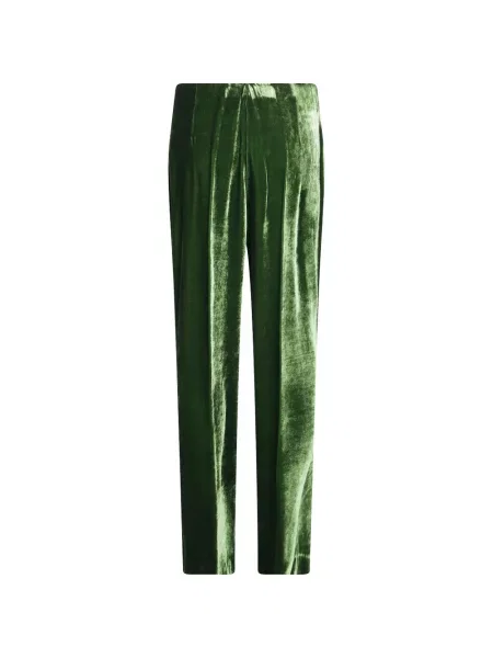 Pantaloni P.a.r.o.s.h. de catifea verde