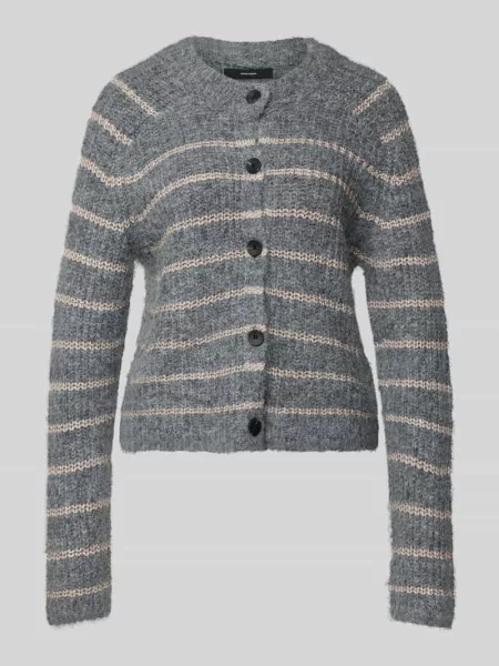 Kurtka z dzianiny o kroju regular fit z dodatkiem wełny model ‘AWESOME SHINE’ Vero Moda