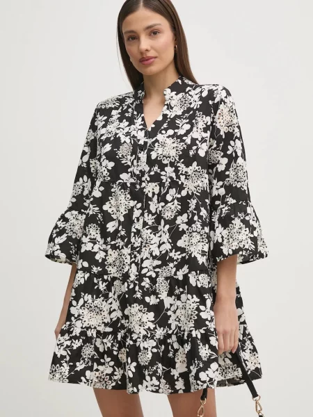 Gaudi rochie din mini evazati negru