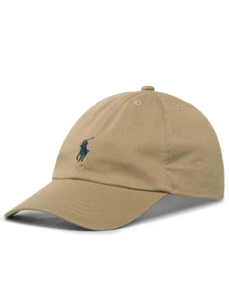 Czapka z daszkiem Ralph Lauren Chino Ball junior beżowy