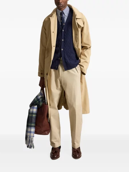 Șosete Polo Ralph Lauren cu broderie în carouri de flanelă verde